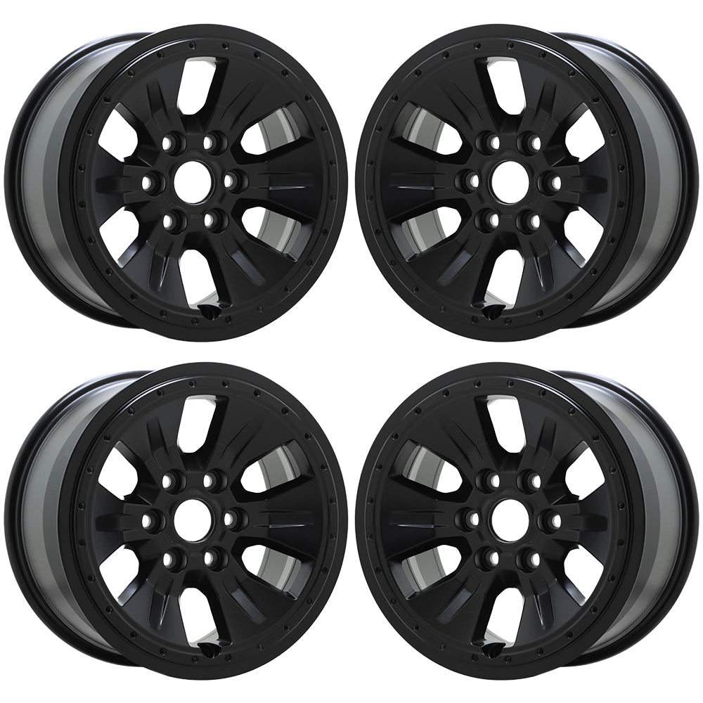 17" Ford F150 Truck Satin Black wheels rims Factory OEM set 4 10114